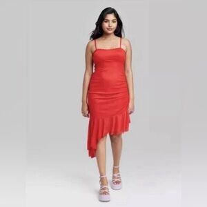 Wild Fable Women's Sleeveless Midi Mesh Dress - Wild Fable